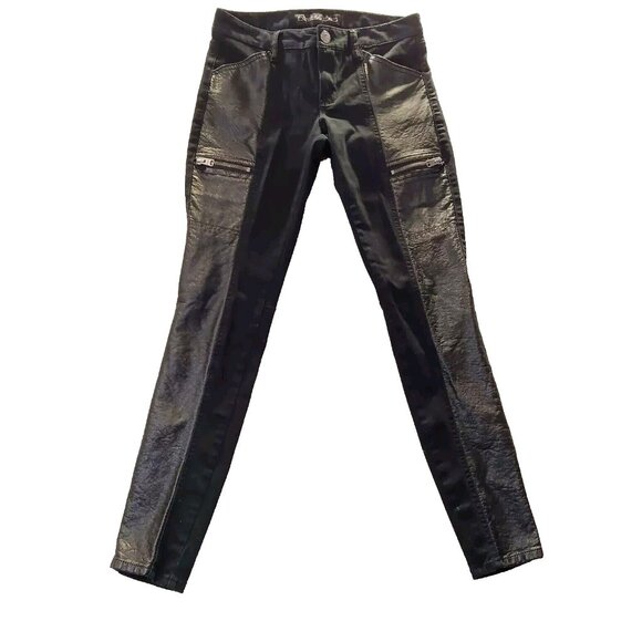Express Denim - Express Stella Low Rise Leggings Jeans Womans Size 2 (24X29)